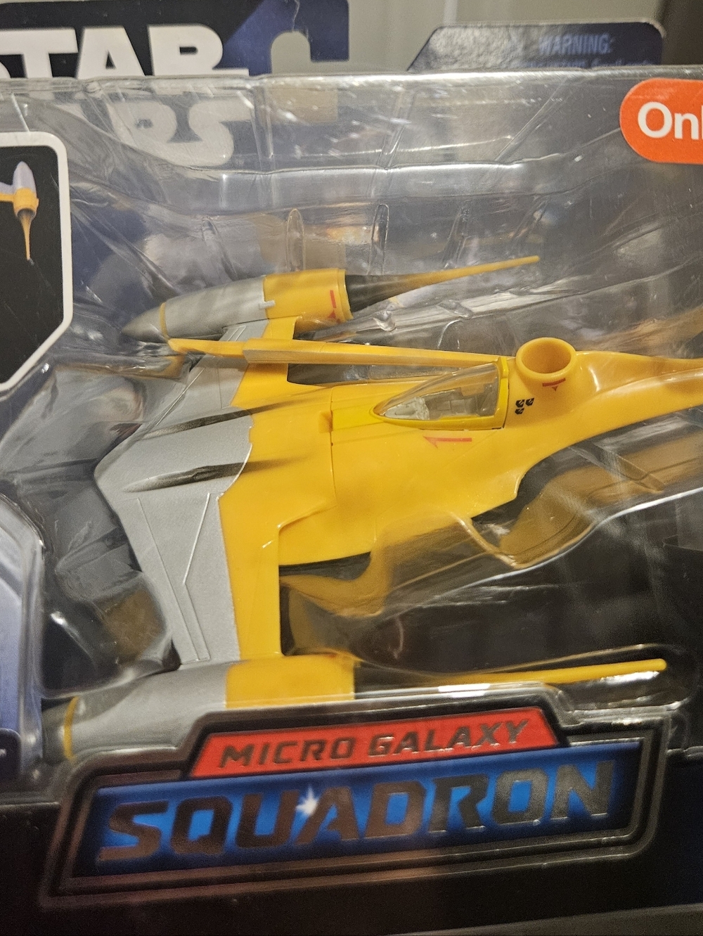 Star Wars Yellow Anakin's Naboo N-1 Starfighter Micro Galaxy Squadron New